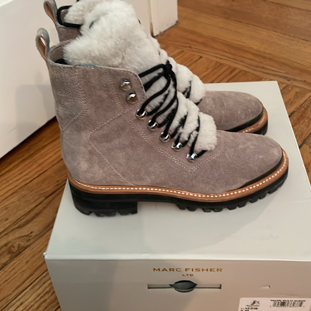 Marc Fisher Izzie suede boots - Picture 4 of 6
